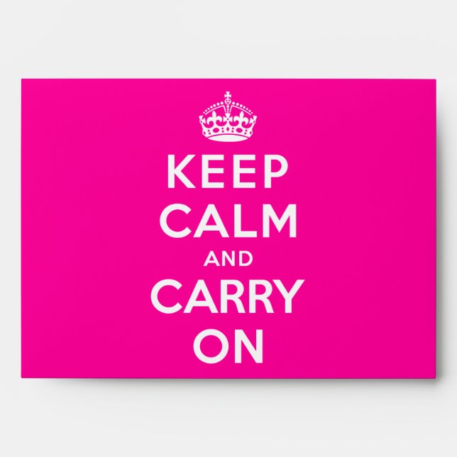 Keep Calm and Carry On Envelopes (Front)