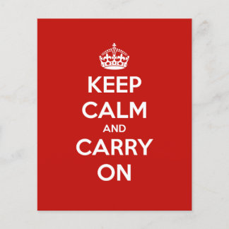 Keep Calm and Carry On flyers