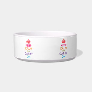 KEEP CALM AND CARRY ON Fruity Colours Bowl