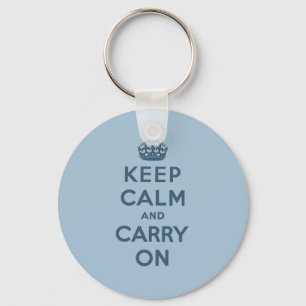 Keep Calm And Carry On Keychain