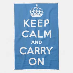 Keep Calm and Carry On Kitchen Towel