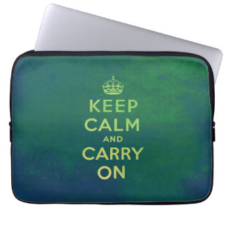 Keep Calm and Carry On Laptop Sleeve