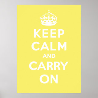 Keep Calm and Carry On_LEMON MERINGUE Poster