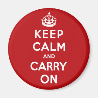 Keep Calm and Carry On Magnet