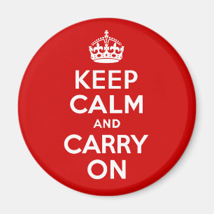 Keep Calm and Carry On Magnet