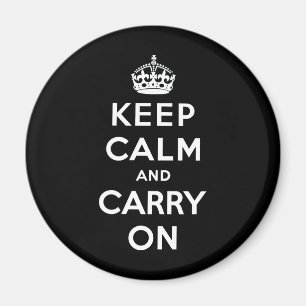 Keep Calm And Carry On Magnet