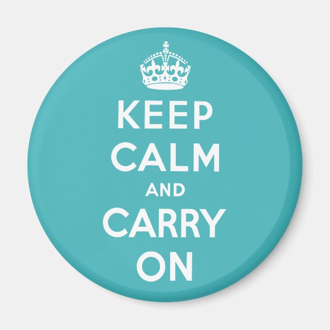 Keep Calm and Carry On Magnet (Front)