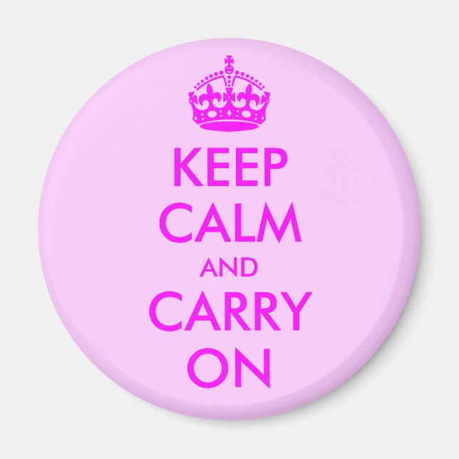 Keep Calm and Carry On Magnet (Front)