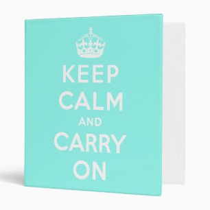 keep calm and carry on Original Binder