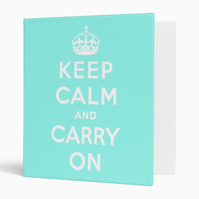 keep calm and carry on Original Binder (Front/Inside)
