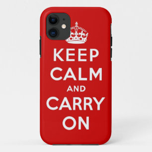 keep calm and carry on Original iPhone 11 Case