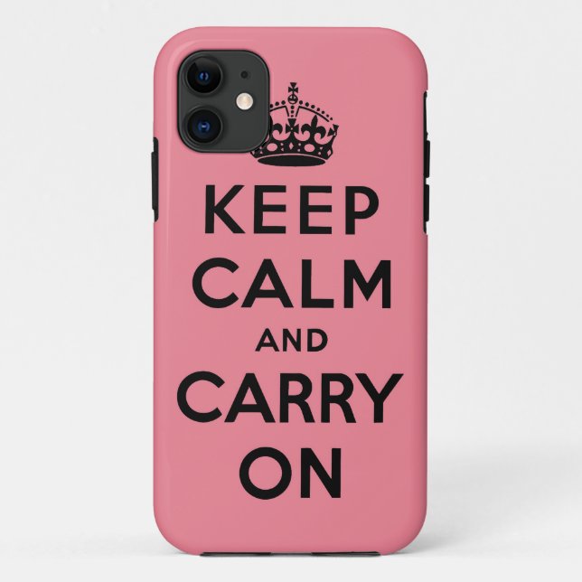 keep calm and carry on Original Case-Mate iPhone Case (Back)