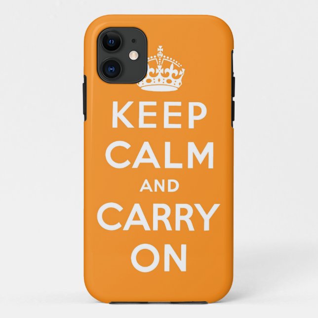 keep calm and carry on Original Case-Mate iPhone Case (Back)