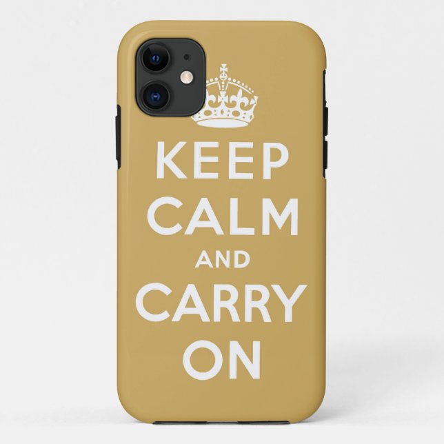 keep calm and carry on Original Case-Mate iPhone Case (Back)