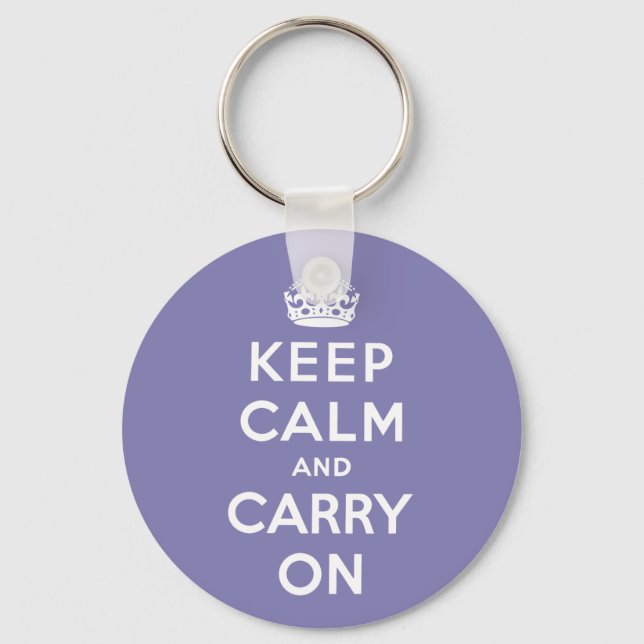 keep calm and carry on Original Keychain (Front)