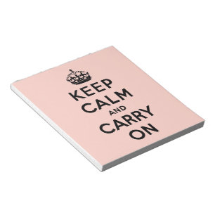 keep calm and carry on Original Notepad