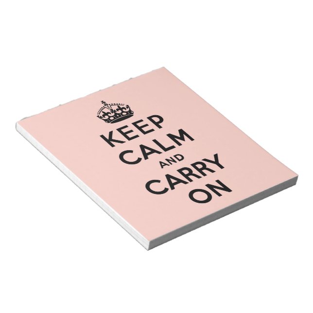keep calm and carry on Original Notepad (Angled)