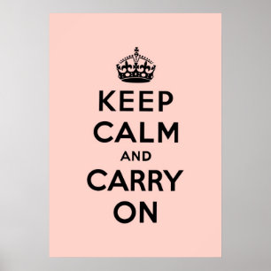keep calm and carry on Original Poster