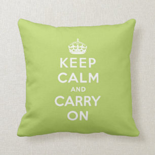 keep calm and carry on Original Throw Pillow
