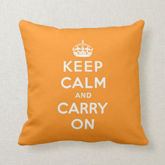 keep calm and carry on Original Throw Pillow