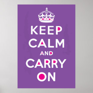 Keep Calm and Carry On Poster