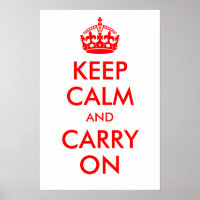 Keep Calm and Carry On Print