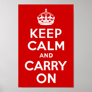 Keep Calm and Carry On Print