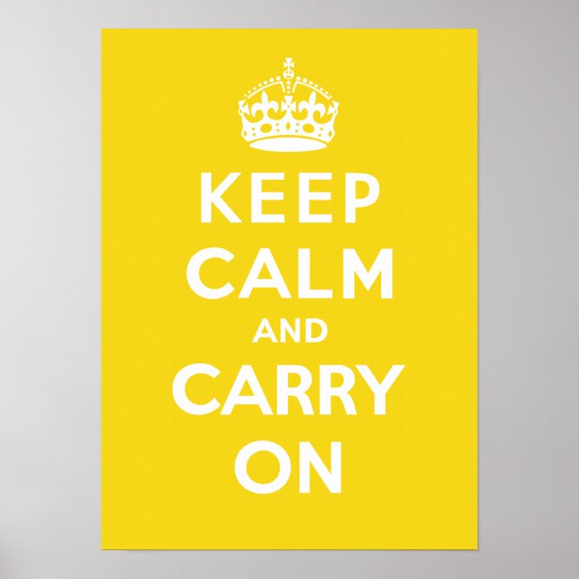 Keep Calm and Carry On_SUNSHINE Poster (Front)