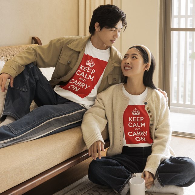 Keep Calm and Carry On T-Shirt (Keep Calm and Carry On T-Shirt)