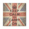 Keep Calm and Carry On with UK Flag