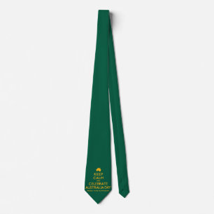 Keep Calm and Celebrate Australia Day! Tie