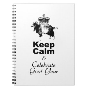 Keep Calm and Celebrate Goat Year 2027 NB1 Notebook