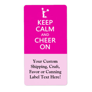 Keep Calm and Cheer On, Cheerleader Pink