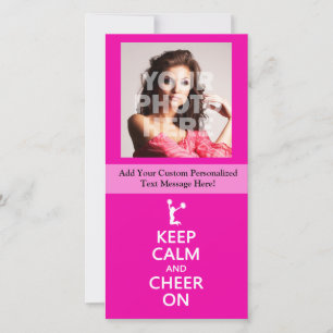 Keep Calm and Cheer On, Cheerleader Pink