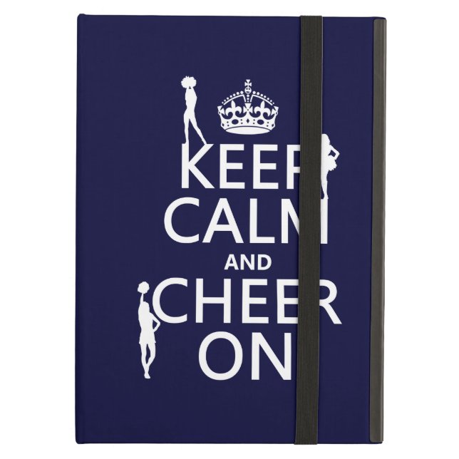 Keep Calm and Cheer On (cheerleaders)(any colour) Case For iPad Air (Front Closed)