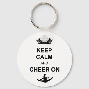 Keep Calm and Cheer on Keychain