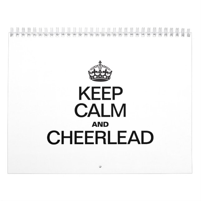 KEEP CALM AND CHEERLEAD CALENDAR (Cover)