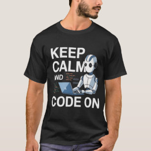 keep calm and code on T-Shirt