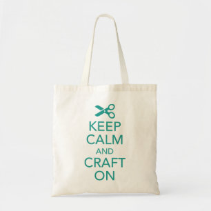 Keep Calm and Craft On Tote Bag