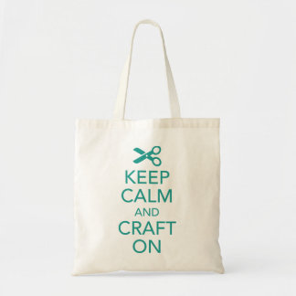 Keep Calm and Craft On Tote Bag