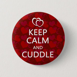 Keep Calm and Cuddle 2 Inch Round Button