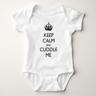 Keep calm and cuddle me baby bodysuit