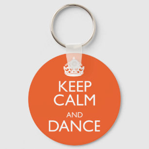 KEEP CALM AND DANCE KEYCHAIN
