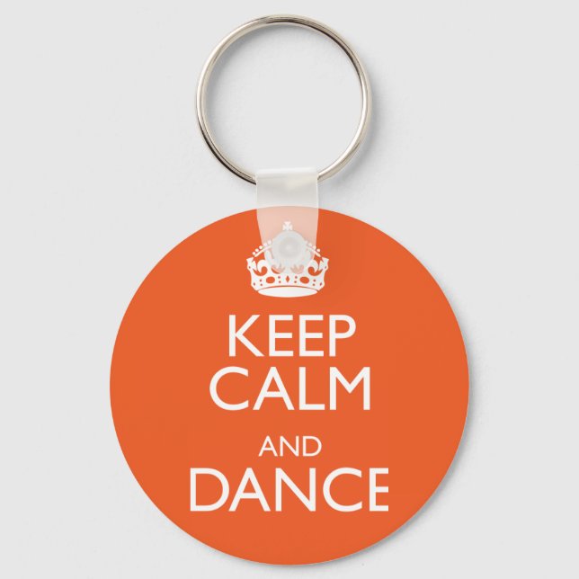 KEEP CALM AND DANCE KEYCHAIN (Front)