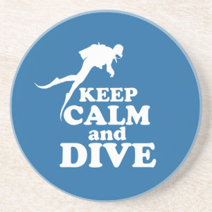 Keep calm and dive coaster