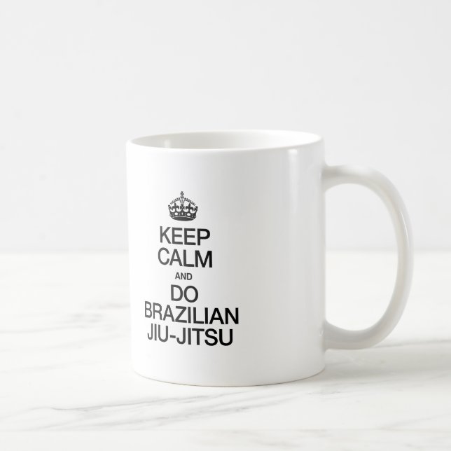 KEEP CALM AND DO BRAZILIAN JIU JITSU COFFEE MUG (Right)
