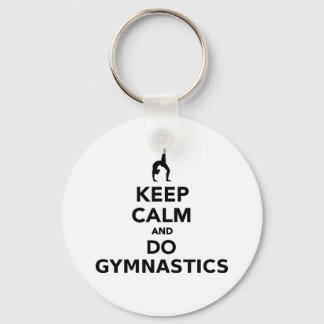 Keep calm and do Gymnastics Keychain