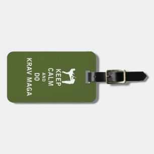 Keep Calm and Do Krav Maga Luggage Tag