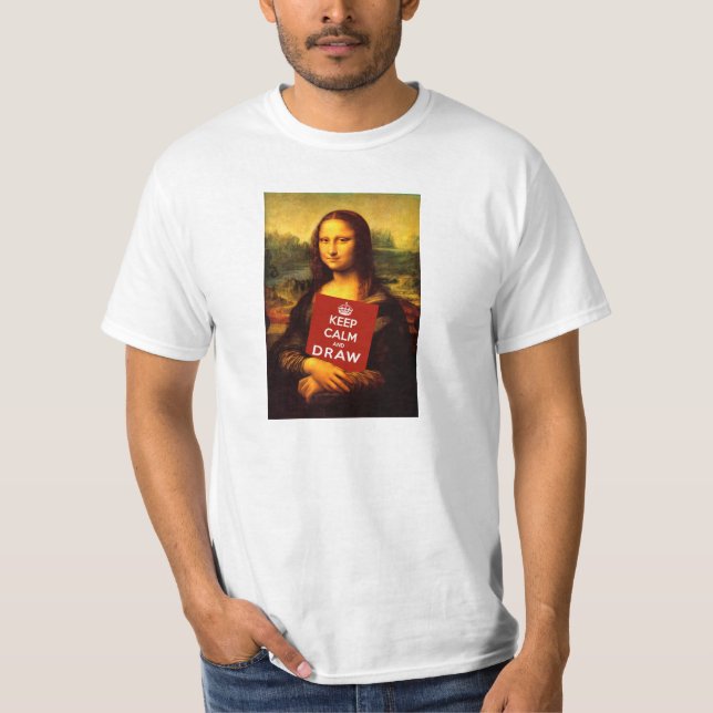 Keep Calm And Draw T-Shirt (Front)