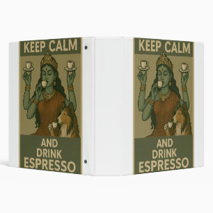Keep Calm and Drink Espresso Binder